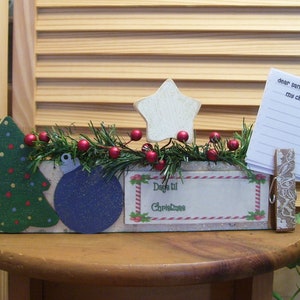 Days til Christmas Dry Erase Board
