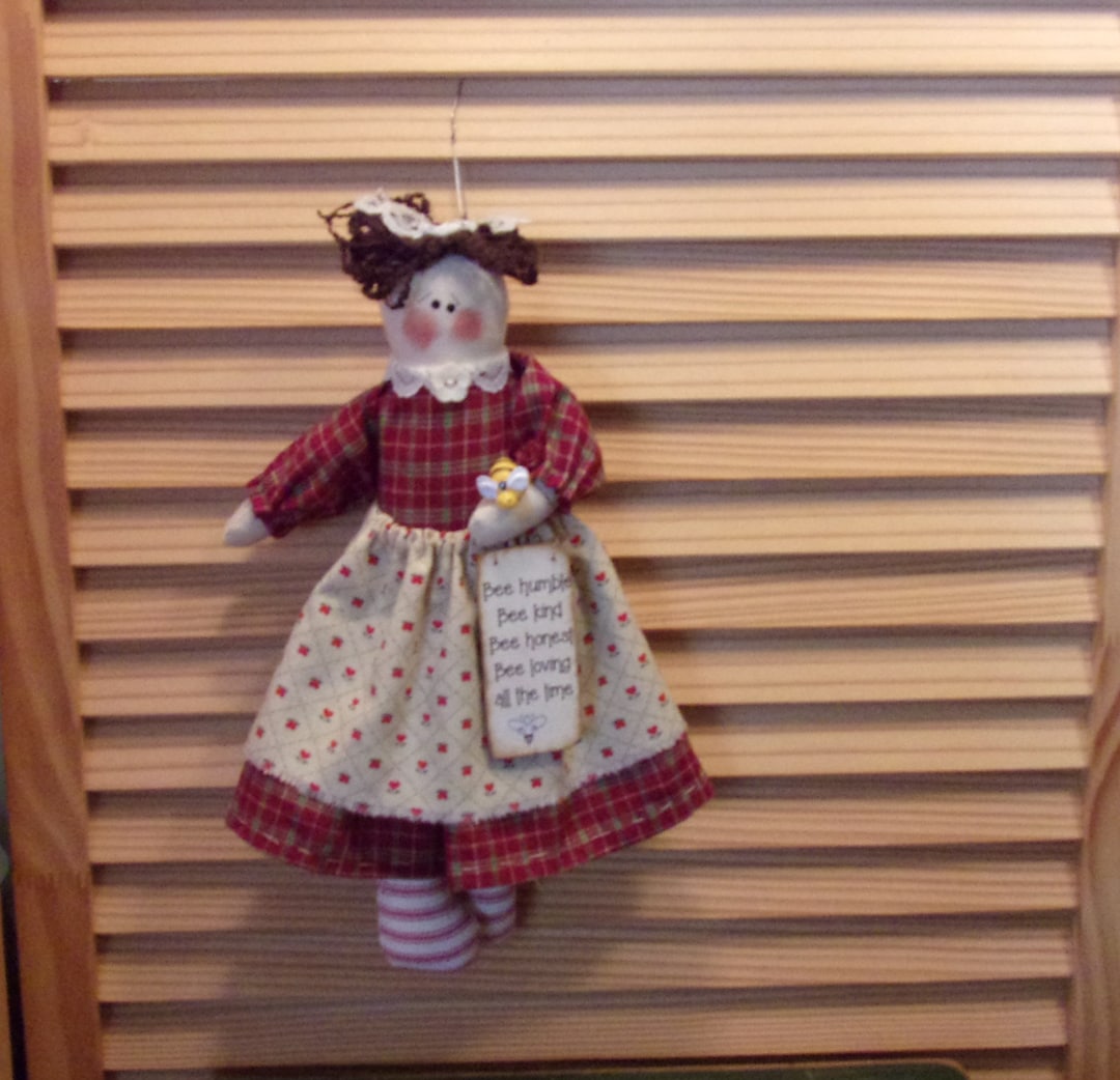 Marabella Garden Doll With a Bumblebee Etsy