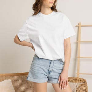 T-shirt imprimé au dos style thermique avec reçu/facture image 2
