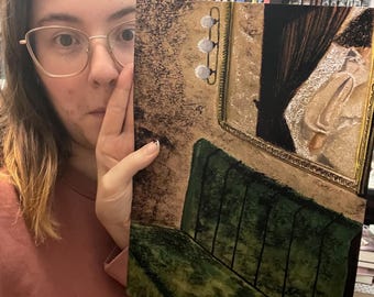 A Glimpse, Art Print  (9x12in)