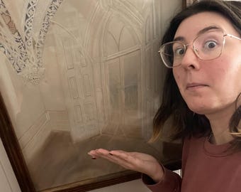 Haunted: Art Print (10x10in)