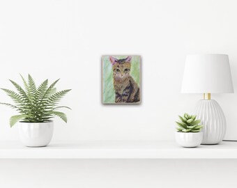 Isabella the Cat: Art Print (10x10in)