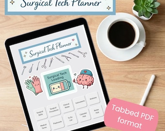 Digitaler Lernplaner für OP-Assistenten, Kompetenzübersicht, klinische Notizen, Anatomie-Wiederholung, Karteikarten, Wochenplanung (PDF)