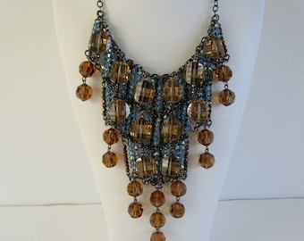 One of a Kind Crystal Statement Necklace