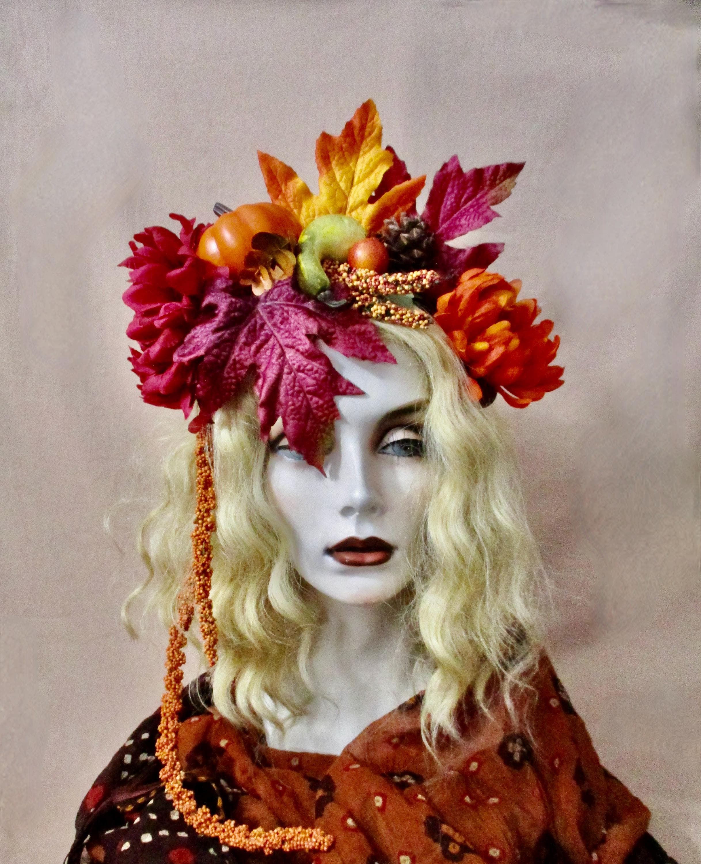 Demeter Flower Crown Lexica - Greek goddess Demeter with poppy crown, holding  main image 3