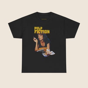 Pulp Fiction Inspired T-Shirt | Retro Movie Graphic Tee, Cult Film Aesthetic, 90s Cinema Shirt, Gift for Film Lovers