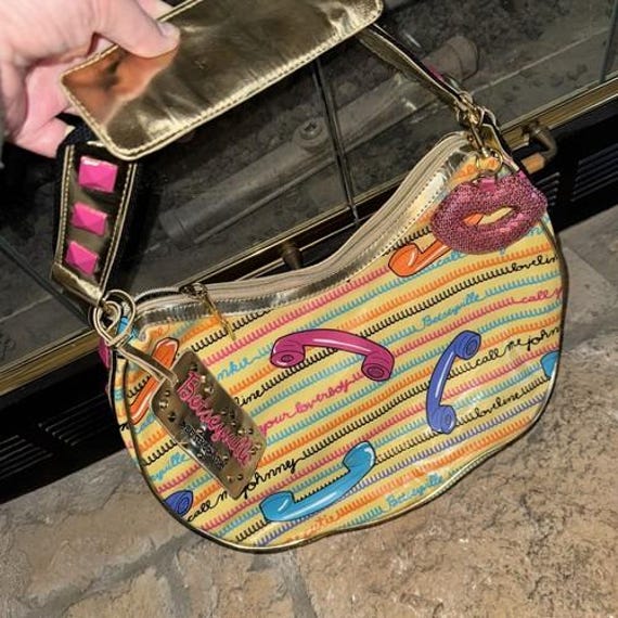 Authentic Betsey Johnson Hobobag Hand Shoulder Y2k Vintage