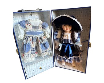 1997 Heritage Mint Lasting Impressions Doll, Dress, Case