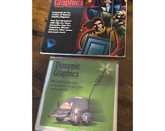 Vintage Dynamic Graphics Magazine CDs (set of 2)