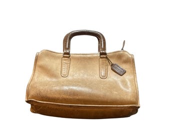 Vintage Coach Bonnie Cashin Slim Satchel 306-0315 NYC Camel