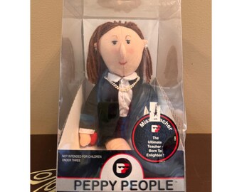 1998 Peppy People Miss Teacher Doll New In Box
