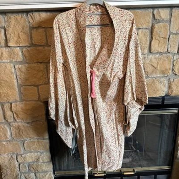 Vintage Japanese kimono - Beautiful Silk Kimono robe