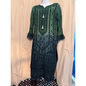 agha noor green dress Agha Noor Pakistani Clothes USA