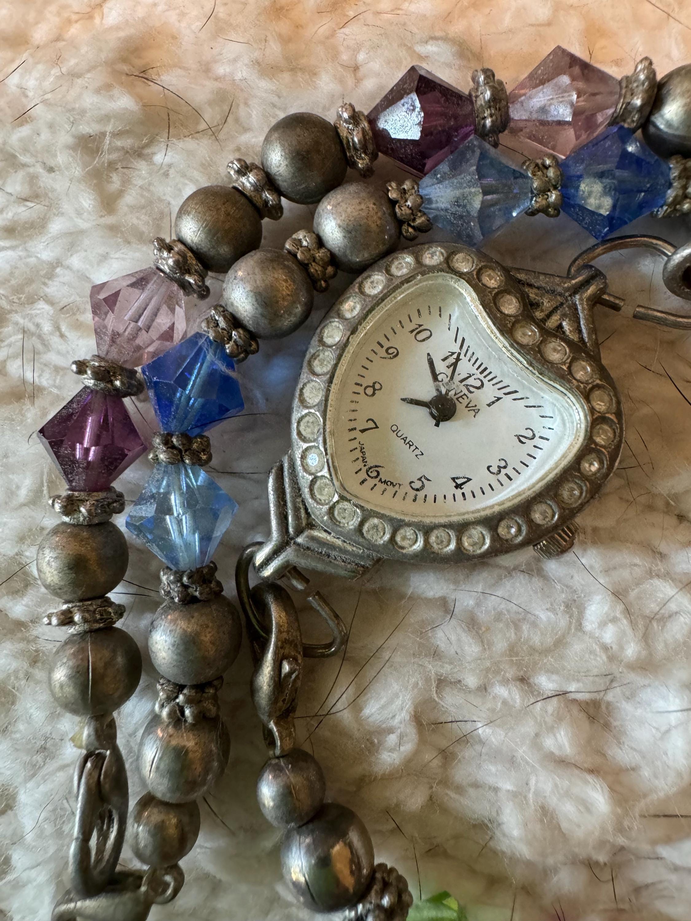 Premier Designs Heart Watch Geneva Bands