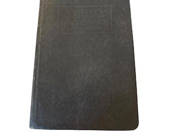 1924 Sears & Co Webster's Dictionary Plaque Perfect Spelling Award 1932