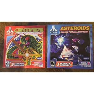 Vintage Games Centipede Asteroids PC CD Taco Bell