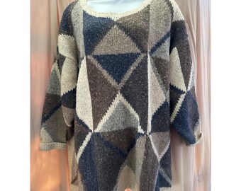 The Alpine Collection Wool Rabbit Hair Sweater 22/24