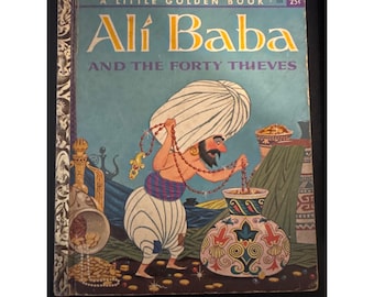 Ali Baba And The Forty Thieves Little Golden Book 1958
