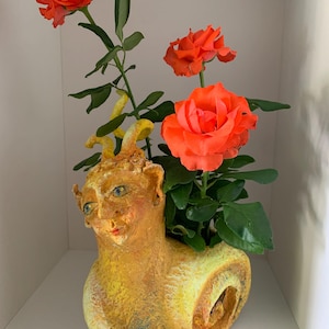Papier-Mâché Snail Sculpture, Handmade Papier-mâché, Papier Mache, Handmade Sculpture, Paper Mache Art, Unique Gift