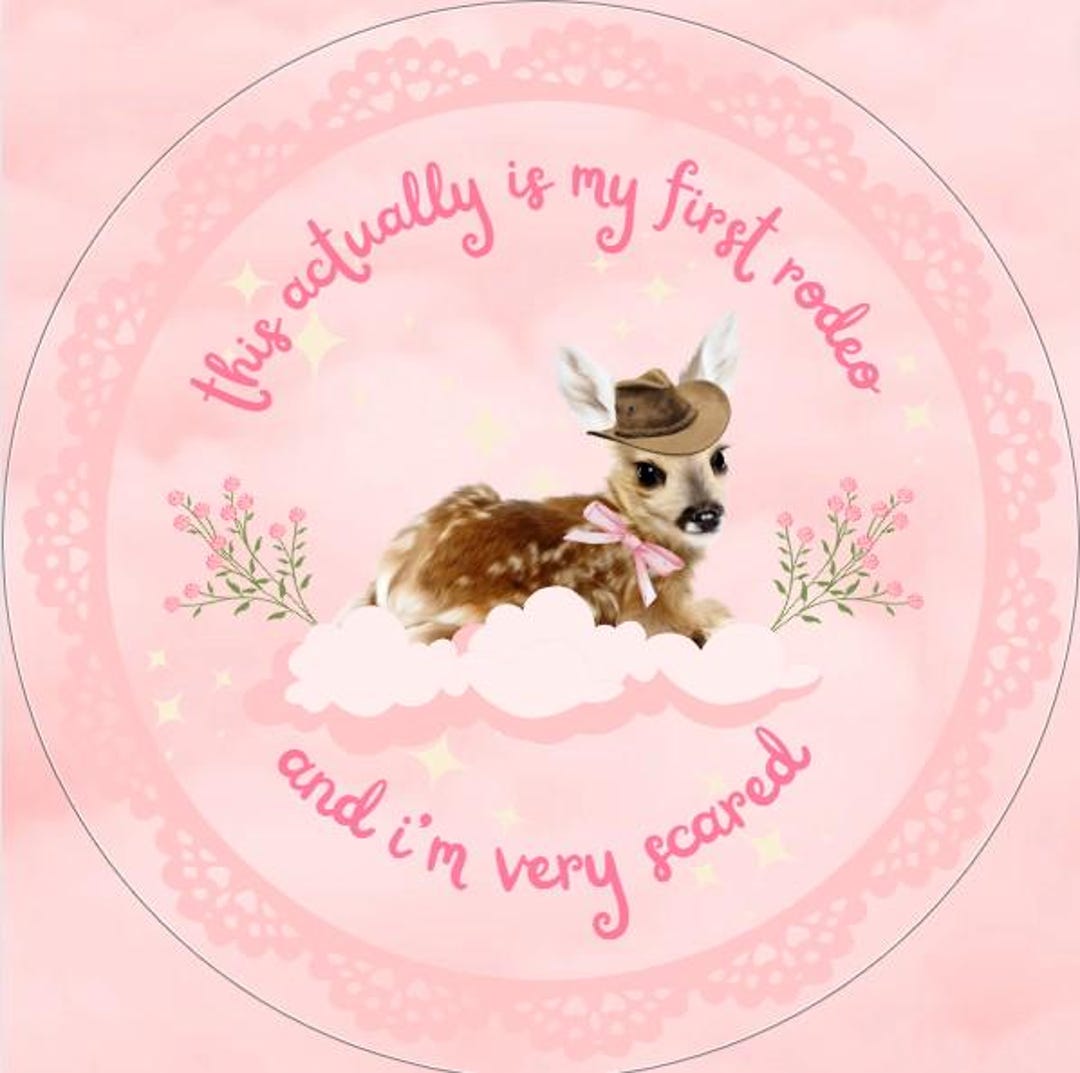 This Actually is My First Rodeo Sticker - Etsy