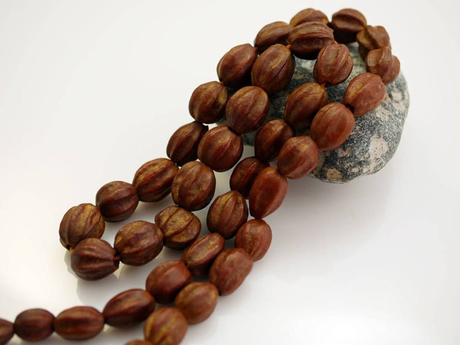 Carved Seed Pod Beads Afghan Beads Natural Beads Organic Seed Etsy