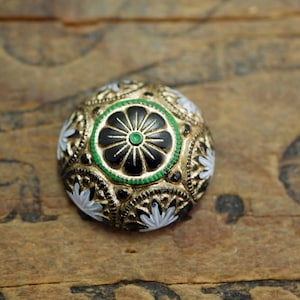 Czech Glass Cabochon 18mm Cabochon Mosaic Cabochon (1)