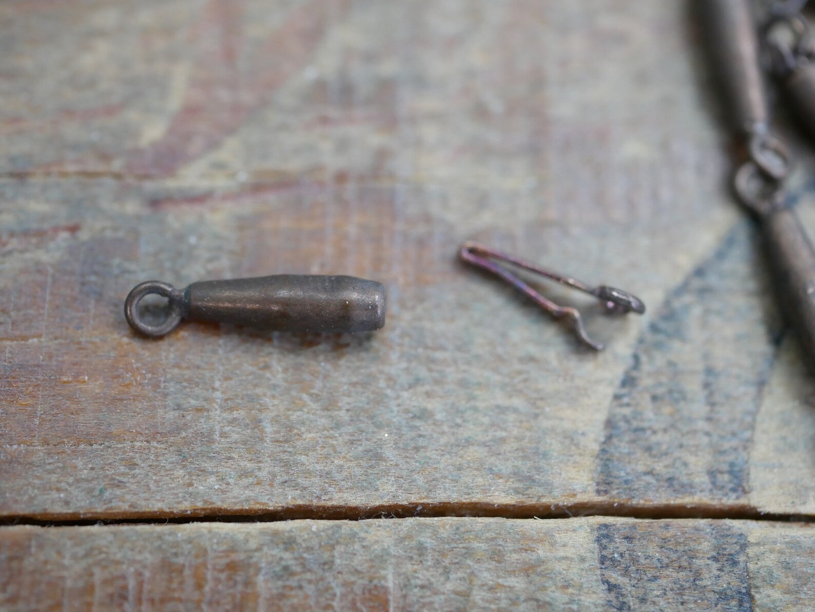 Vintage Copper Pinch Barrel Clasp Old Style Barrel Clasp Etsy UK