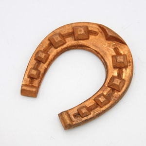 Vintage Copper Horseshoe Large Copper Stamping 55x50mm (1 pc) MH22