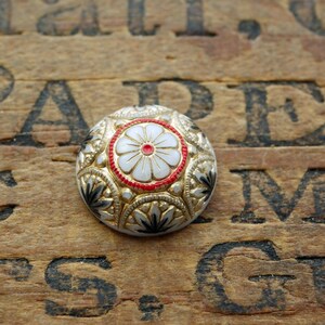 Czech Glass Cabochon 18mm Cabochon Mosaic Cabochon (1 pc)