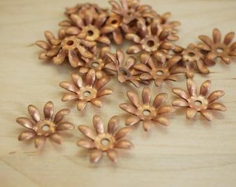 Copper Steel Flower Stamping Vintage Stamping 18mm Flower (10) KP22