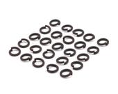 Black Jump Rings - 250 Oxidized Brass Black Jump Rings (6x1mm) A0357 S474