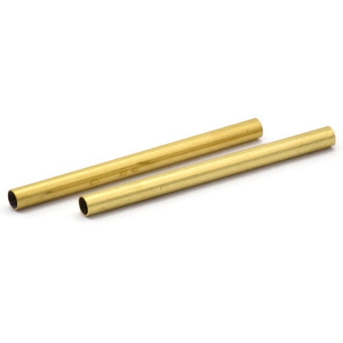 Raw Brass Bar 25 Raw Brass Tubes 3x50mm Bs 1445 Etsy