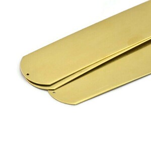Brass Bracelet Blank, Raw Brass Bracelet Stamping Blank Bangles With 2 Holes (35x160x0.80mm) A1959