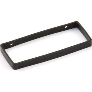 Black Rectangle Connector, 6 Oxidized Brass Black Open Rectangle Connectors with 2 Holes (37x15x3x0.8mm) BS 2305 S334