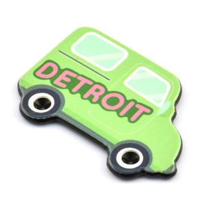 Pièces magnétiques pour réfrigérateur, 3 pièces magnétiques en plastique pour camionnette (42 x 29 x 2,5 mm)