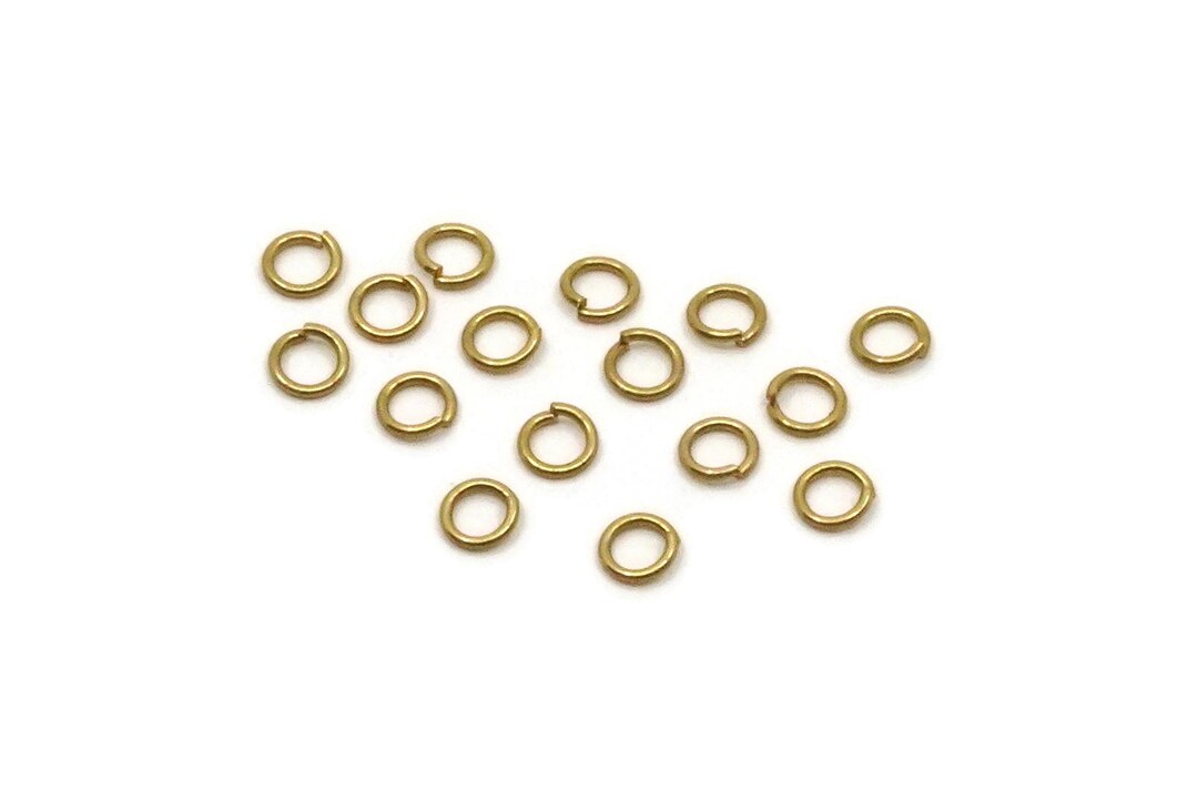 3mm Jump Ring - 500 Raw Brass Jump Rings (3x0.50mm) J001 A0359 - Etsy