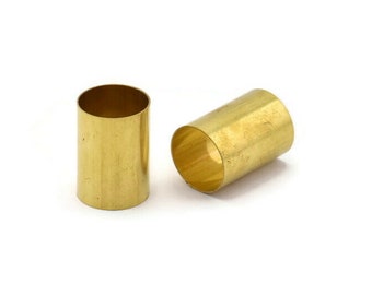 10 Raw Brass Tubes (14x20mm) Bs 1482