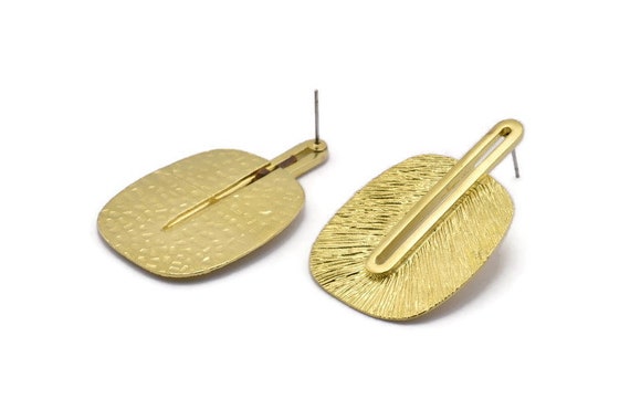 Etsy brass earrings deals