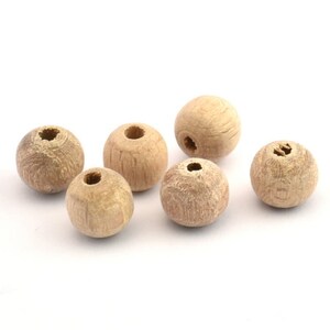 Vintage Wooden Bead, 100 Vintage Wooden Beads Made In Germany, Findings (8mm) B64