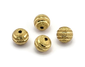 8 mm穴 13ゲージ 1.8 mm スターダスト 生真鍮スペーサービーズ、金具