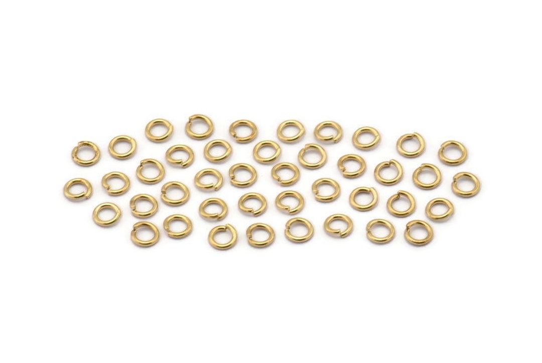 3mm Jump Rings - 250 Raw Brass Jump Ring (3x0.60mm) ( A0395 ) - Etsy