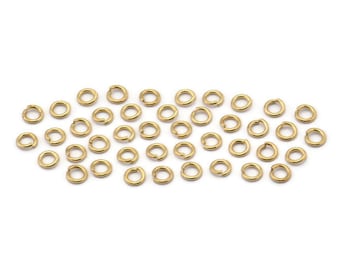 3 mm ジャンプ リング - 250 生真鍮ジャンプ リング (3x0.60 mm) (A0395)
