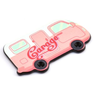 Pièces aimantées pour réfrigérateur, 3 pièces magnétiques en plastique pour camionnette (45x26x2 mm)