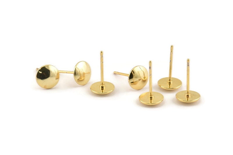 China Factory Brass Ear Nuts, Friction Earring Backs for Stud Earrings,  12x8x5mm, Hole: 2mm 12x8x5mm in bulk online 