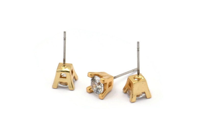 59-81 Exhaust Manifold Studs With Brass Nuts - 12 Pieces