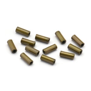 Antique Bronze Spacer Bead, 100 Antique Bronze Tube Spacer Beads (5x2mm) K191