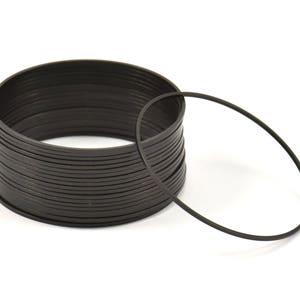 Black Circle Connectors - 12 Oxidized Brass Black Circle Connectors (40mm) Bs- 1110 S596