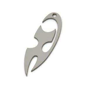 Steel Cat Charm, Stainless Steel Cat Charms With 1 Hole, Findings (30x9x0.80mm) SMP2576