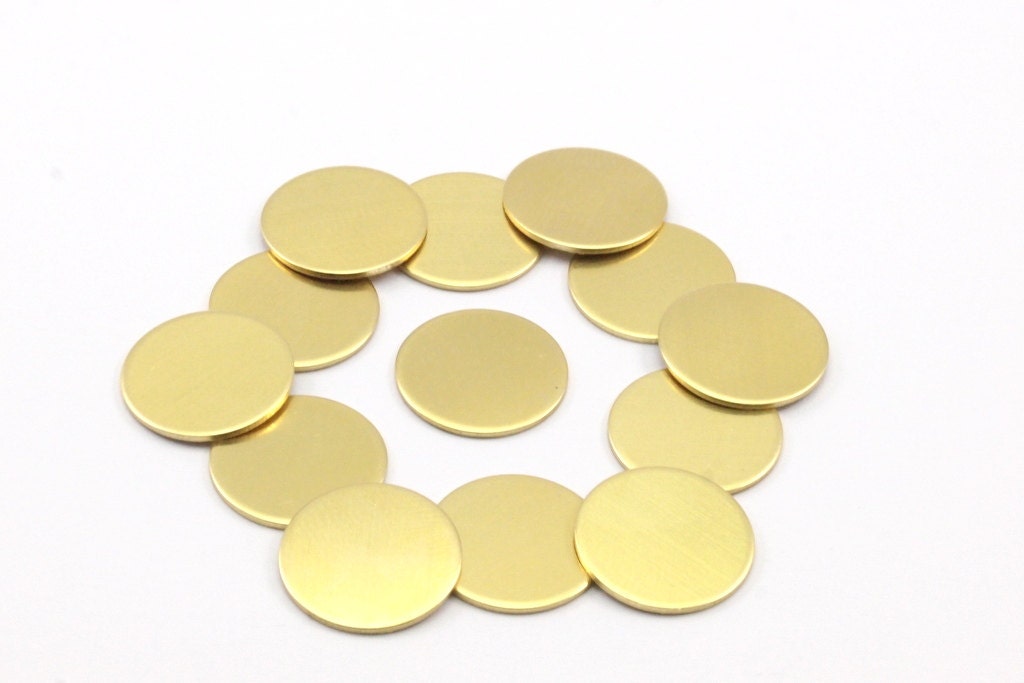 Deburred UK MADE BRASS Stamping Blanks DISCS 2mm thickSelect 16mm-60mm dia.& No 