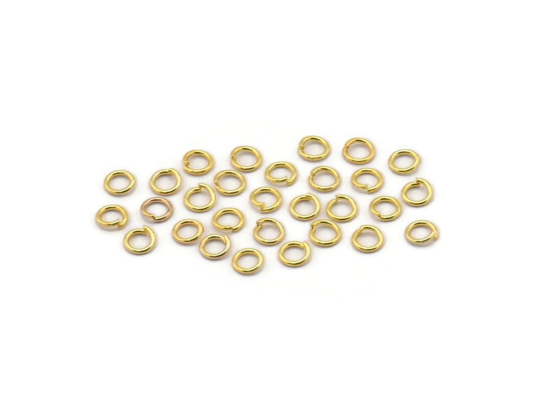3mmjump Ring - 500 Gold Tone Brass Jump Rings (3x0.50mm) A0678 - Etsy